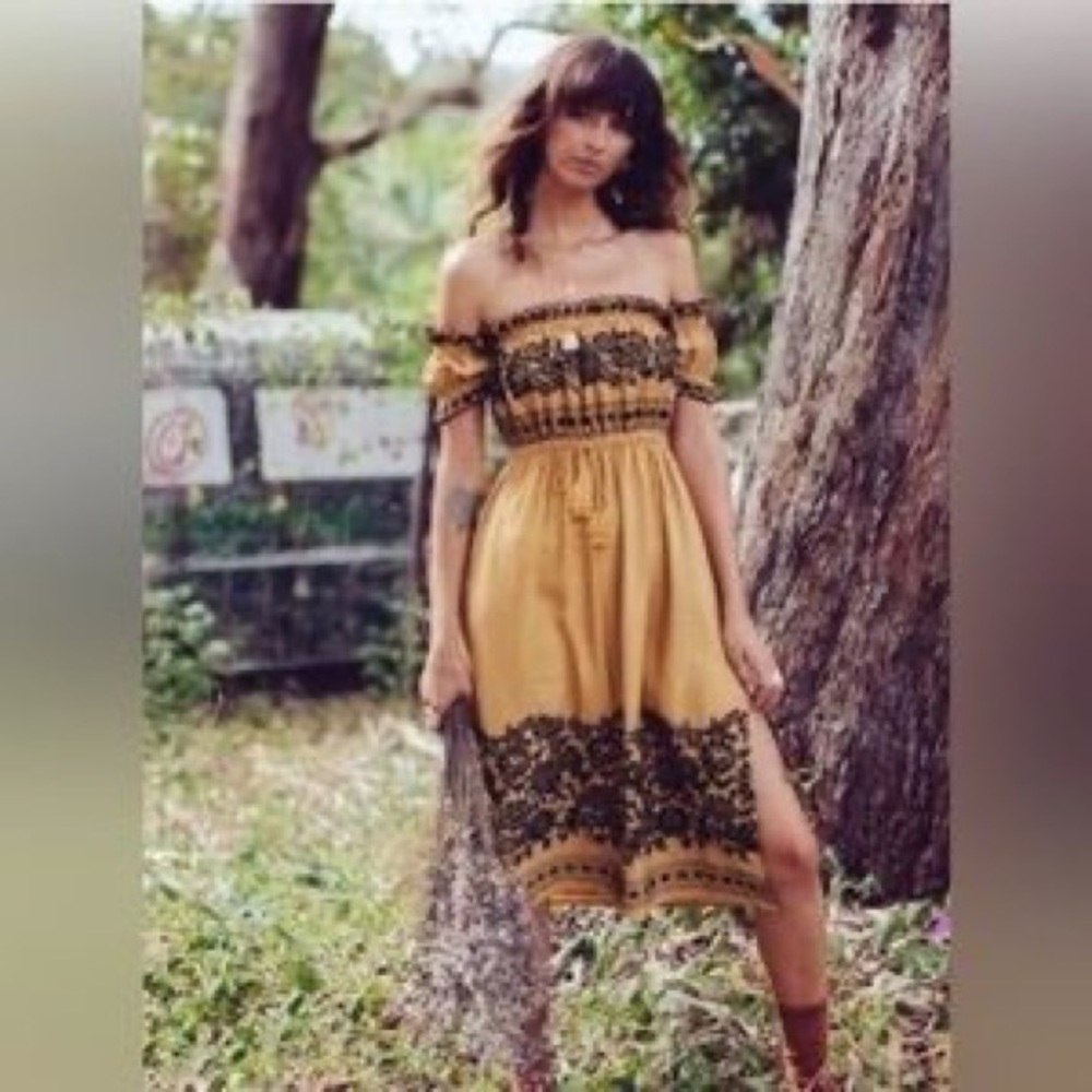 Spell and the gypsy Venus off the shoulder dress xl - Picture 7 of 16